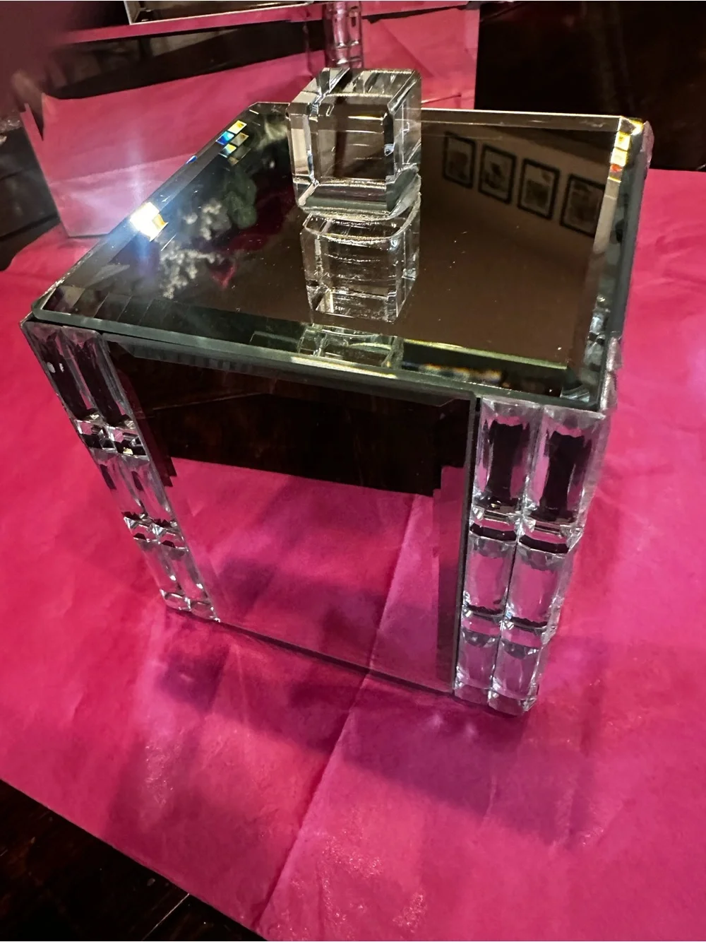 Mirrored 3 Pc. Vanity Set